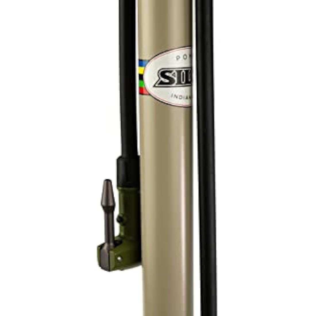 Silca Terra Floor Pump – 120 PSI Aluminum Pump with Ash Wood Handle