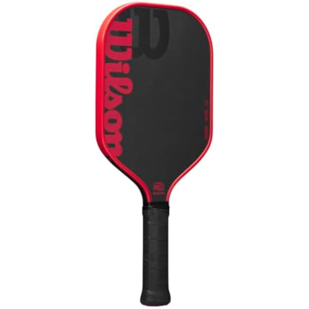 Wilson Blaze 13 Pickleball Paddle – Carbon Fiber Power Bat, Black/Red