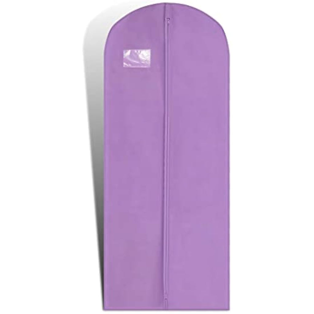 Breathable Wedding Dress & Prom Gown Garment Bag - Lilac