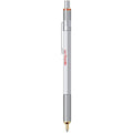 rOtring 800 Ballpoint Pen – Refillable Metal Writing Instrument, Silver