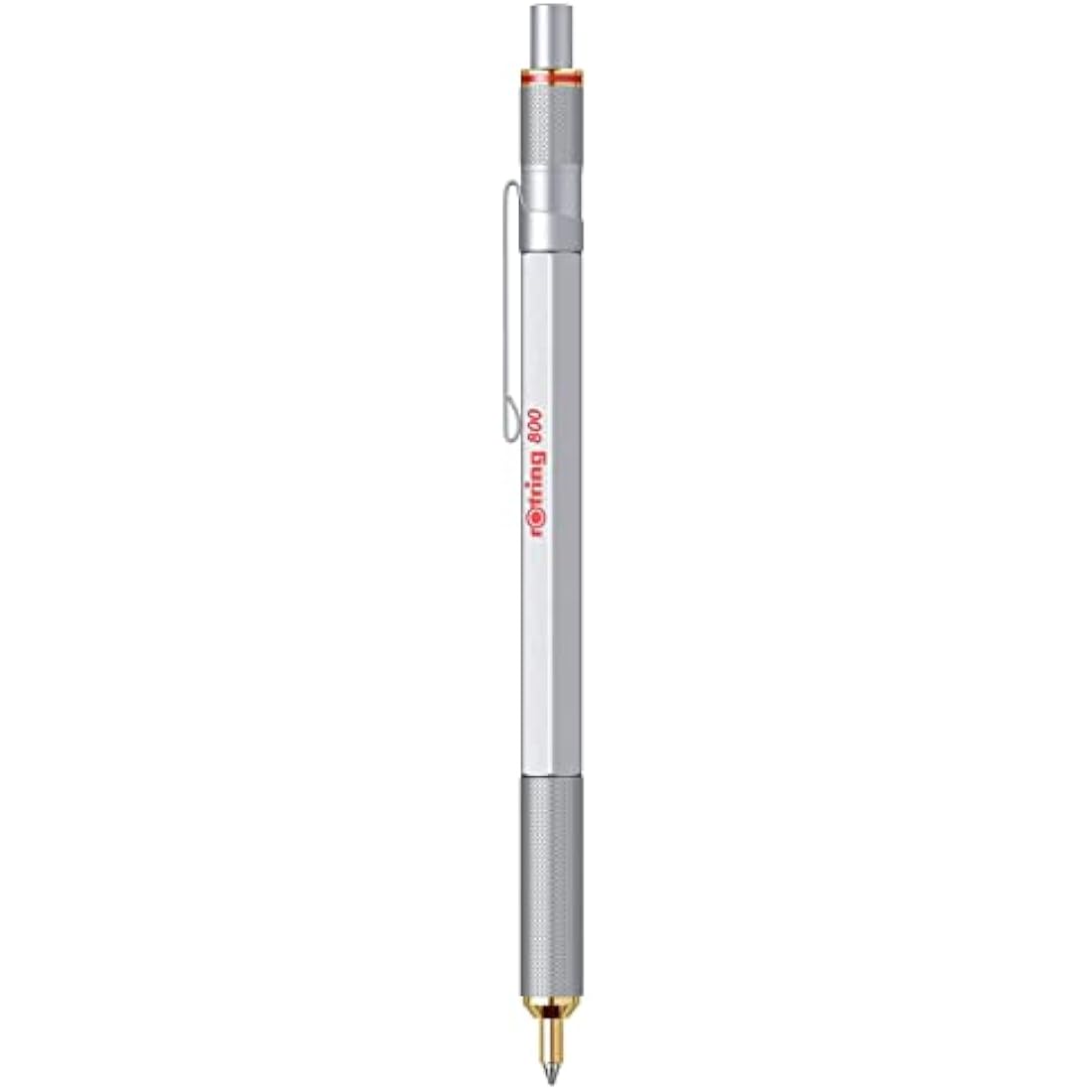 rOtring 800 Ballpoint Pen – Refillable Metal Writing Instrument, Silver