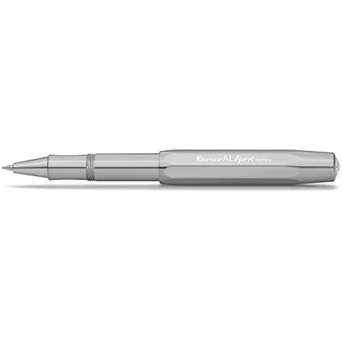 Kaweco AL Sport Rollerball Pen – Raw Aluminium Pocket Gel Pen 13cm