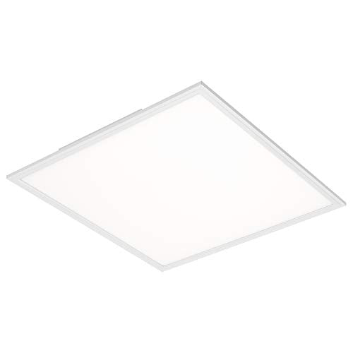 Briloner Leuchten LED Ceiling Panel – Square White 59.5cm 38W Light