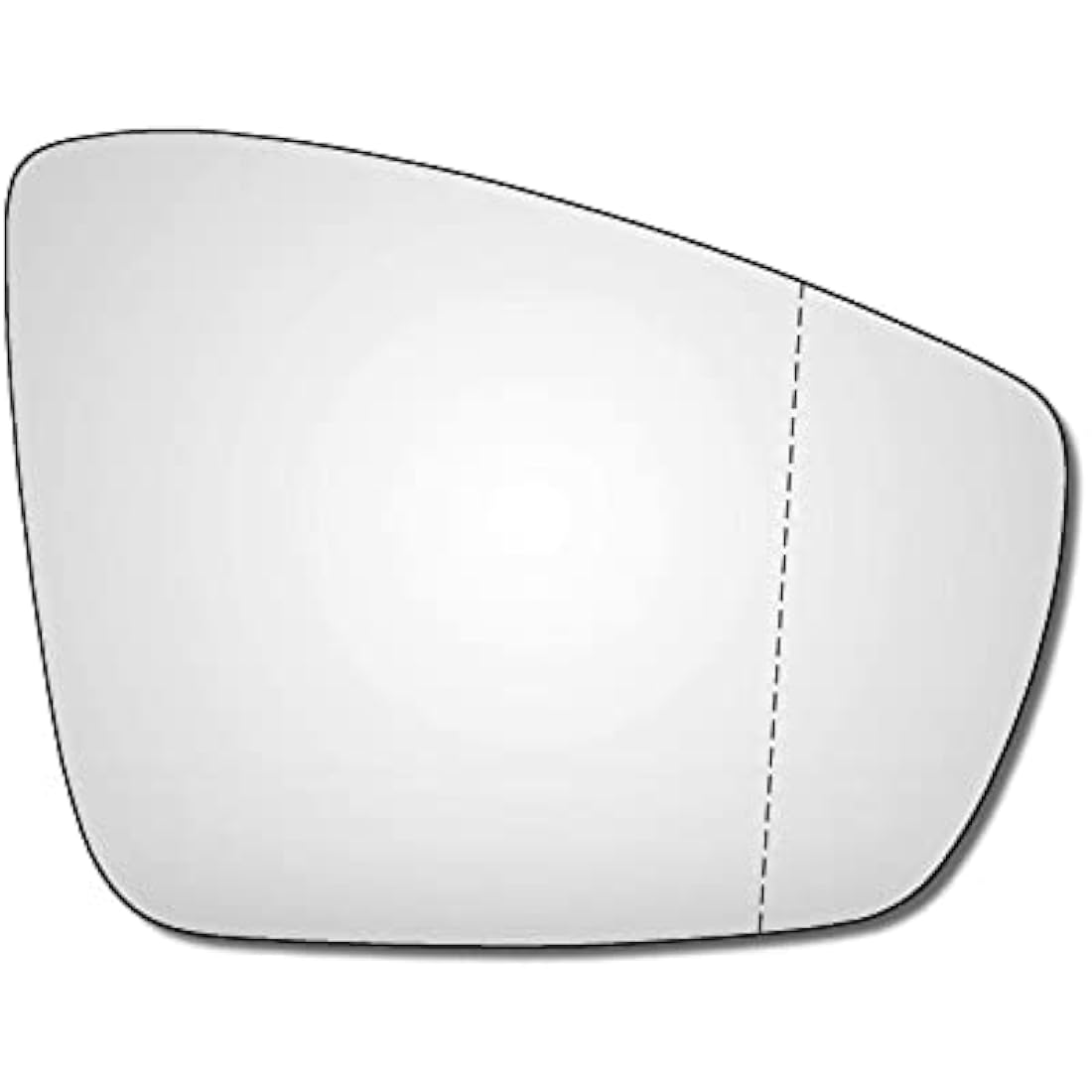 Heated Wing Mirror Glass for VW UP, Skoda Citigo - Right Side