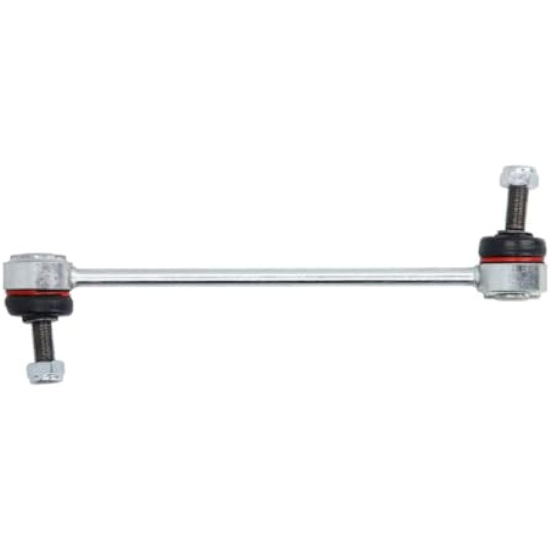 febi bilstein 27834 Stabiliser Link with Lock Nuts - Silver Steel