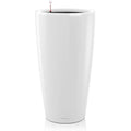 Lechuza RONDO 32 Self-Watering Planter | White High-Gloss Plastic