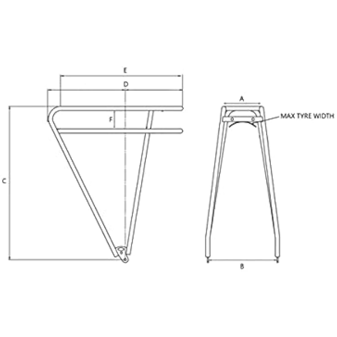 Tortec Velocity Hybrid Rear Rack – Lightweight Aluminum Bike Carrier