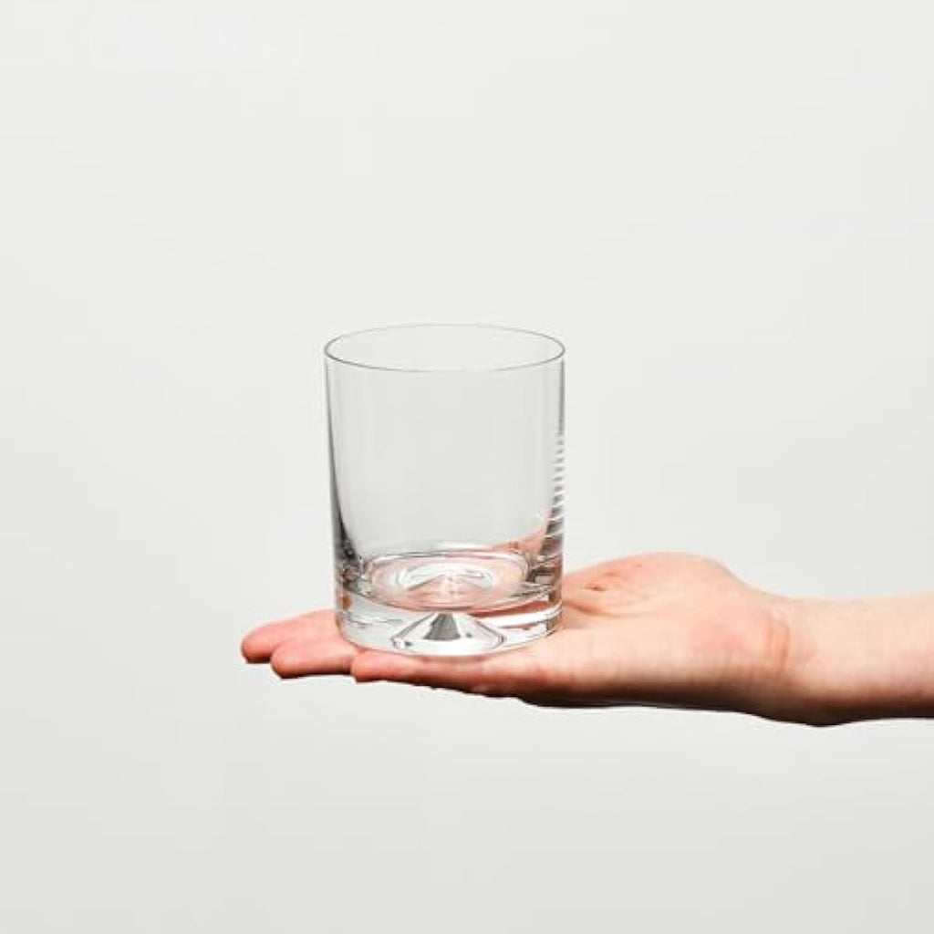Krosno Mixology Whisky Glasses – Set of 6 – 350ml Glass Tumblers
