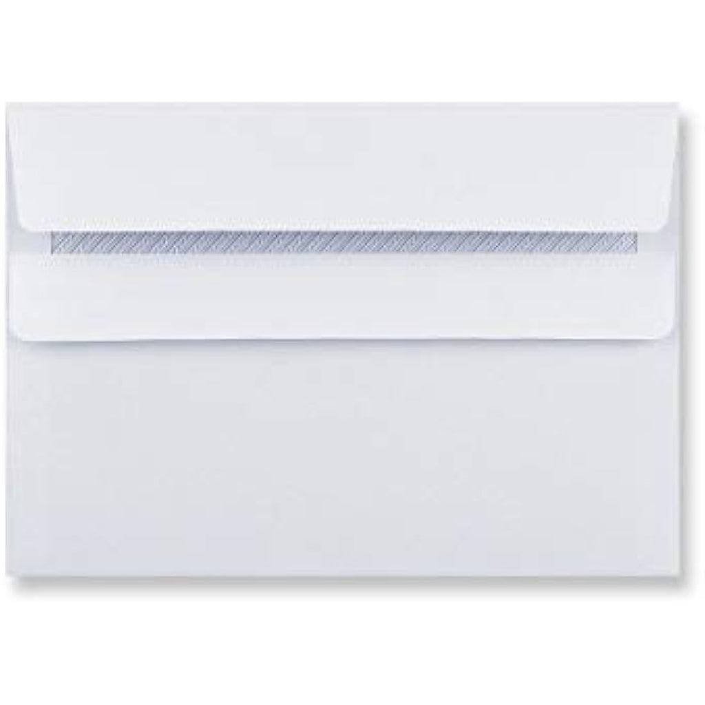 EPOSGEAR A6 White Self Seal Wallet Envelopes 162x114mm - Pack of 200