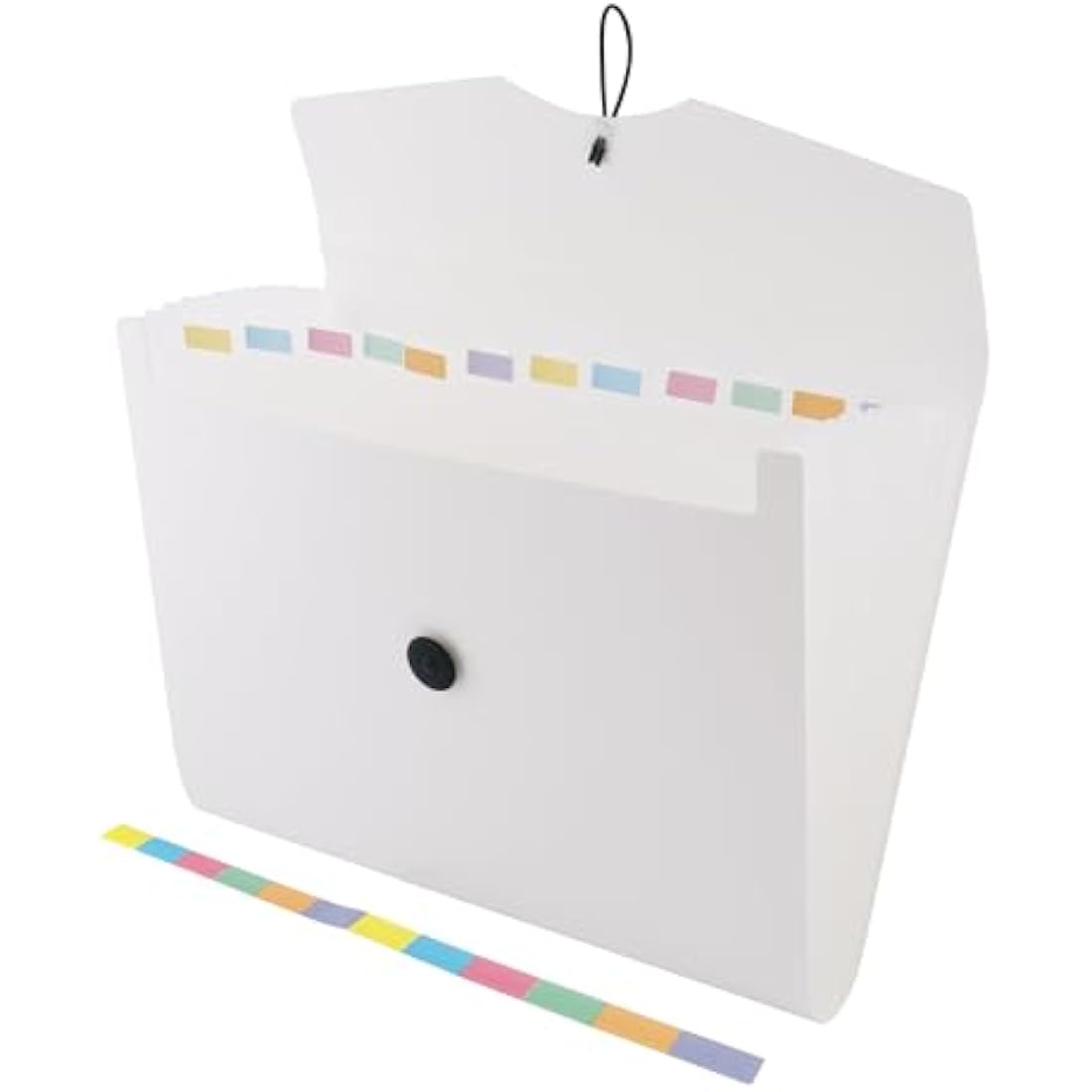 D.RECT A4 Expanding File Folder – 12 Compartment Document Organizer