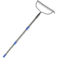 MIYA Garden Rake for Soil | 182CM Long Handle Heavy Duty 14 Tines