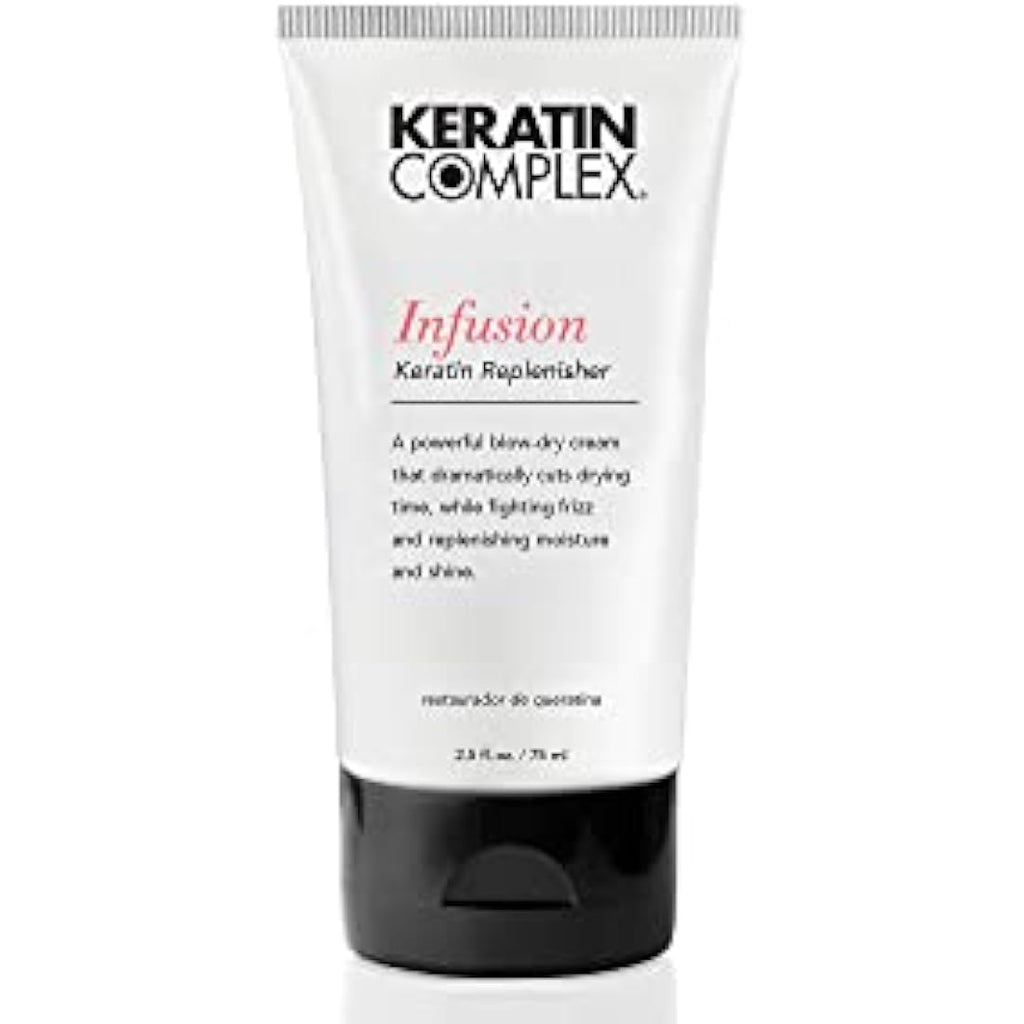 Keratin Complex Infusion Replenisher - Frizz Control Blow Dry Cream 2.5oz