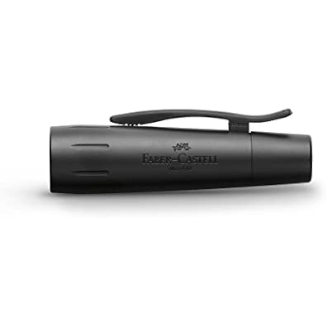 Faber-Castell E-Motion Fountain Pen – Pure Black Anodised Aluminium