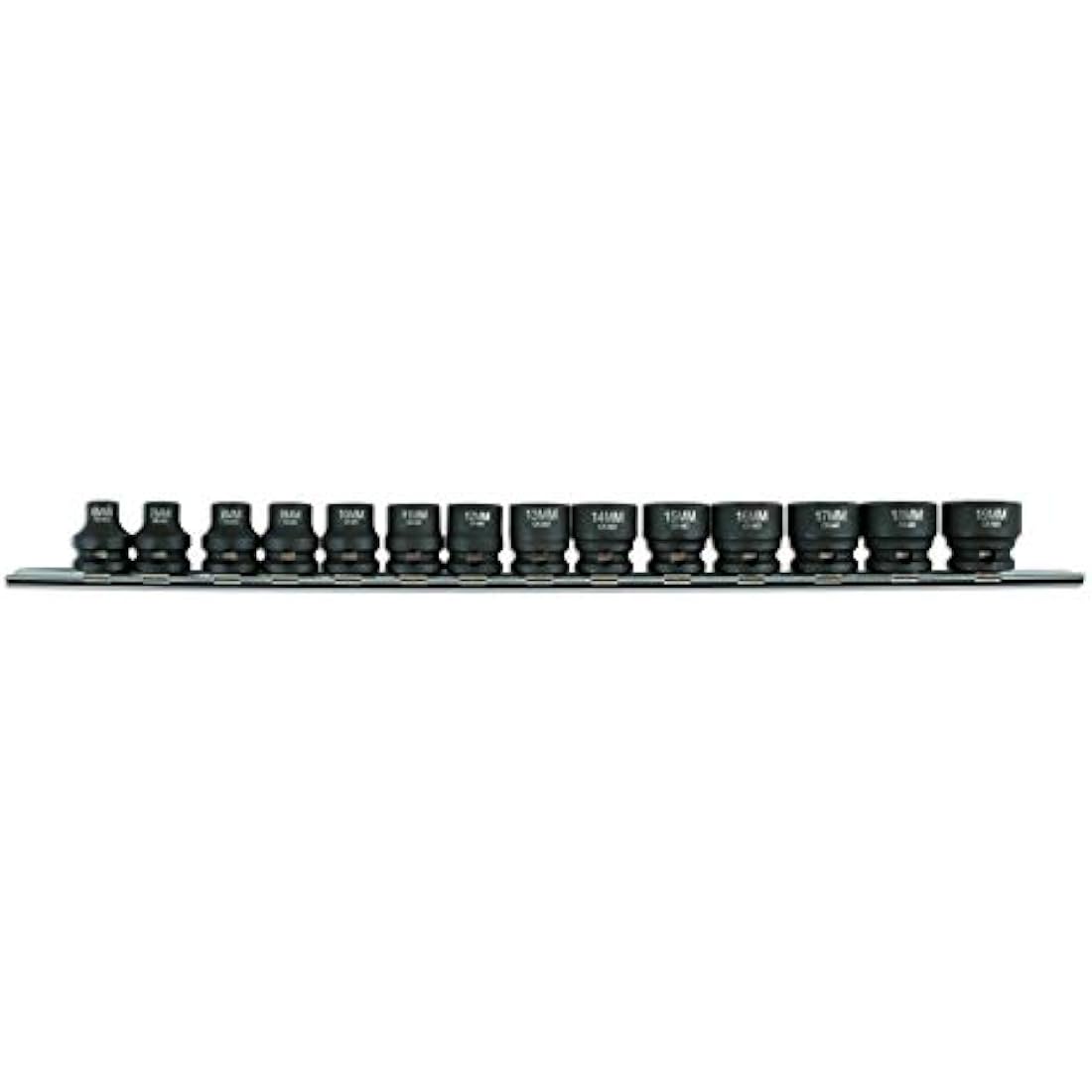 Laser Tools 3/8"D Stubby Impact Socket Set - 14pc Automotive Kit