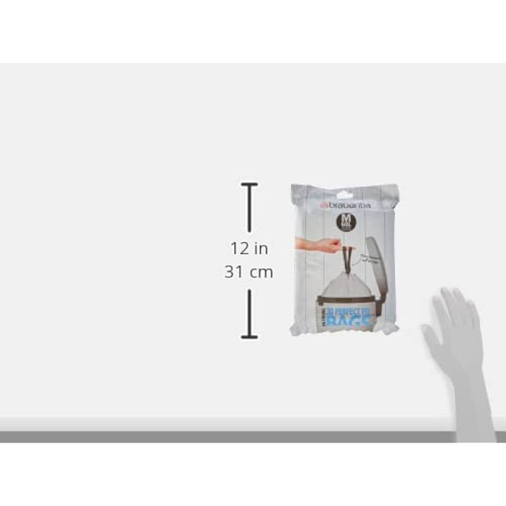 Brabantia PerfectFit Bin Liners Size M 60L - Extra Strong Trash Bags