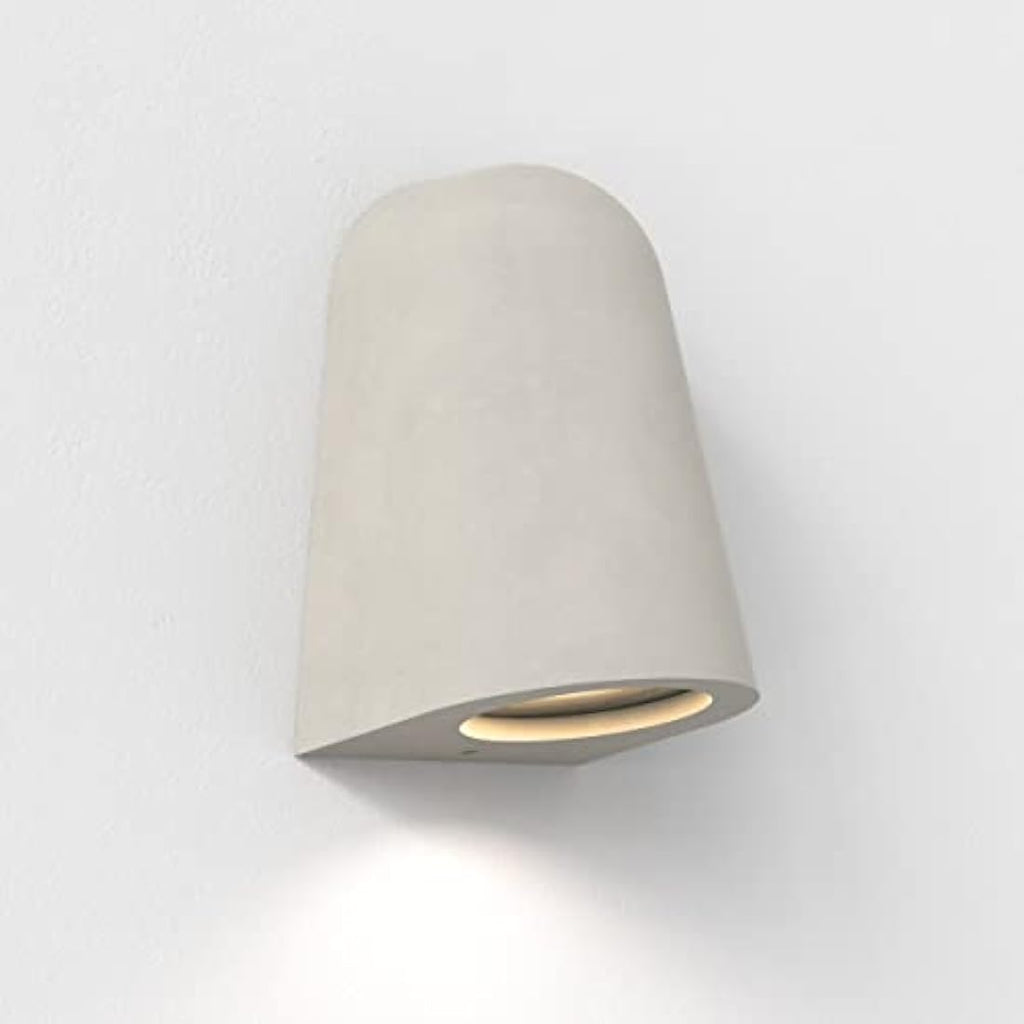 Astro Coastal Wall Light – Modern Matt Concrete Outdoor Sconce | 6W