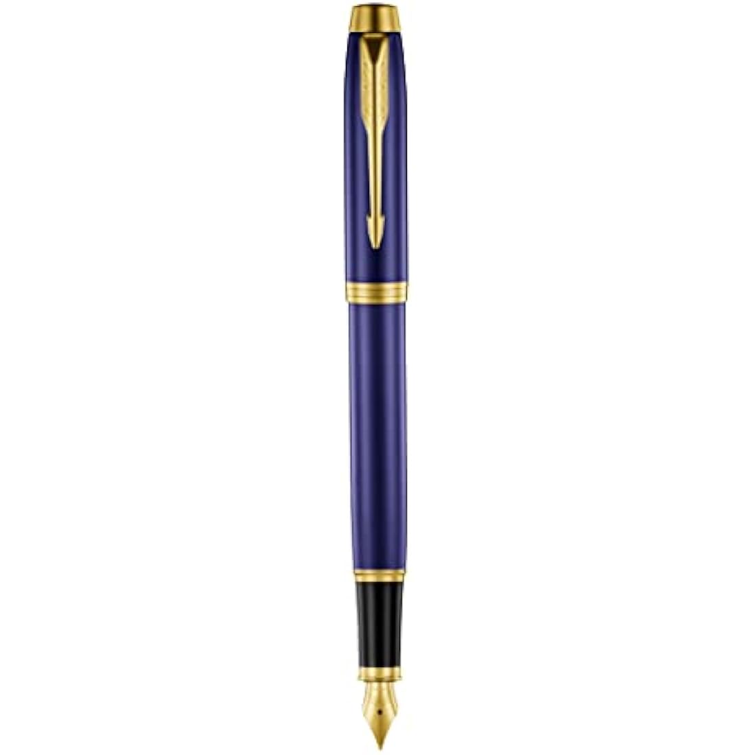 Parker IM Premium Fountain Pen – Lustrous Blue Lacquer with Gold Trim