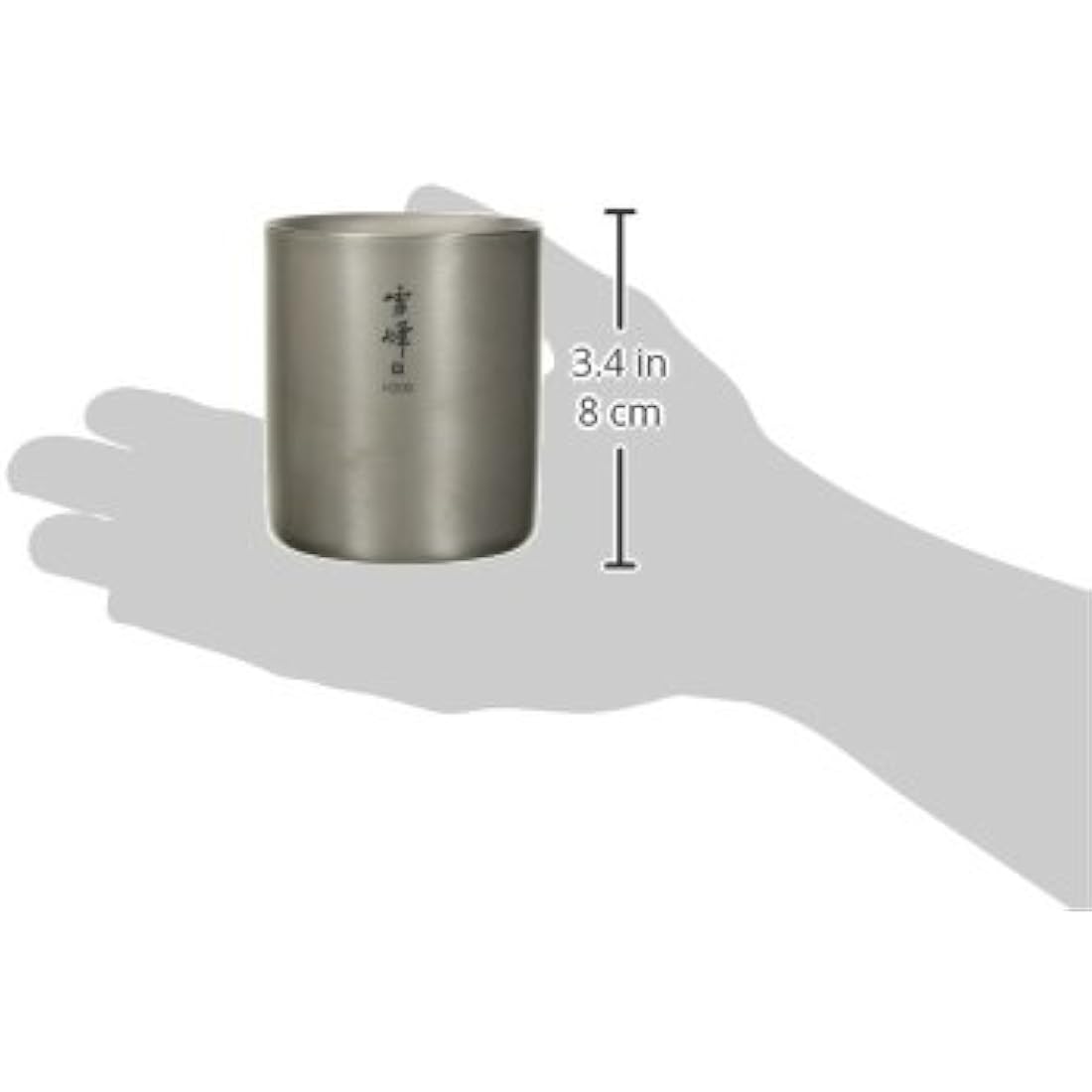 Snow Peak H200 Stacking Mug – Double-Walled Titanium Camping Cup