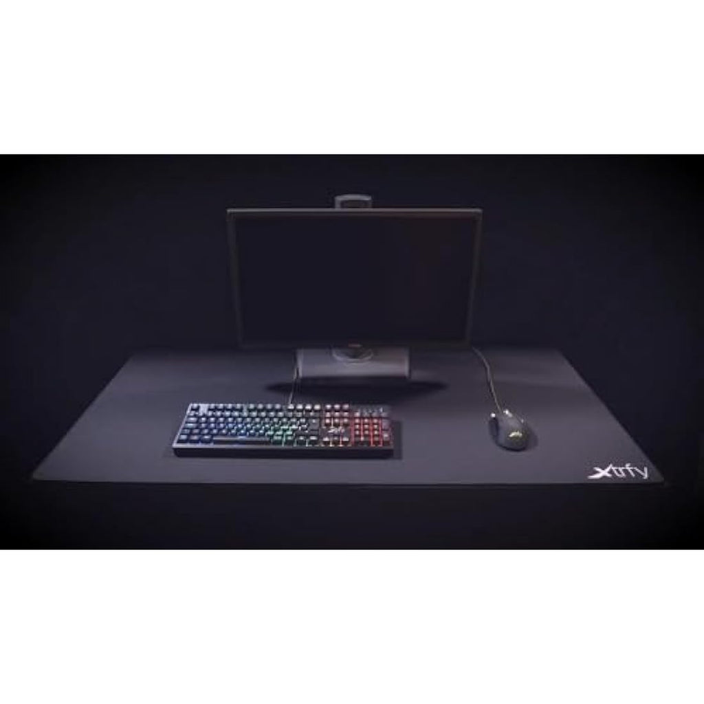 Xtrfy GP2 XXL Fabric Gaming Mouse Pad – Stitched Edges, Black