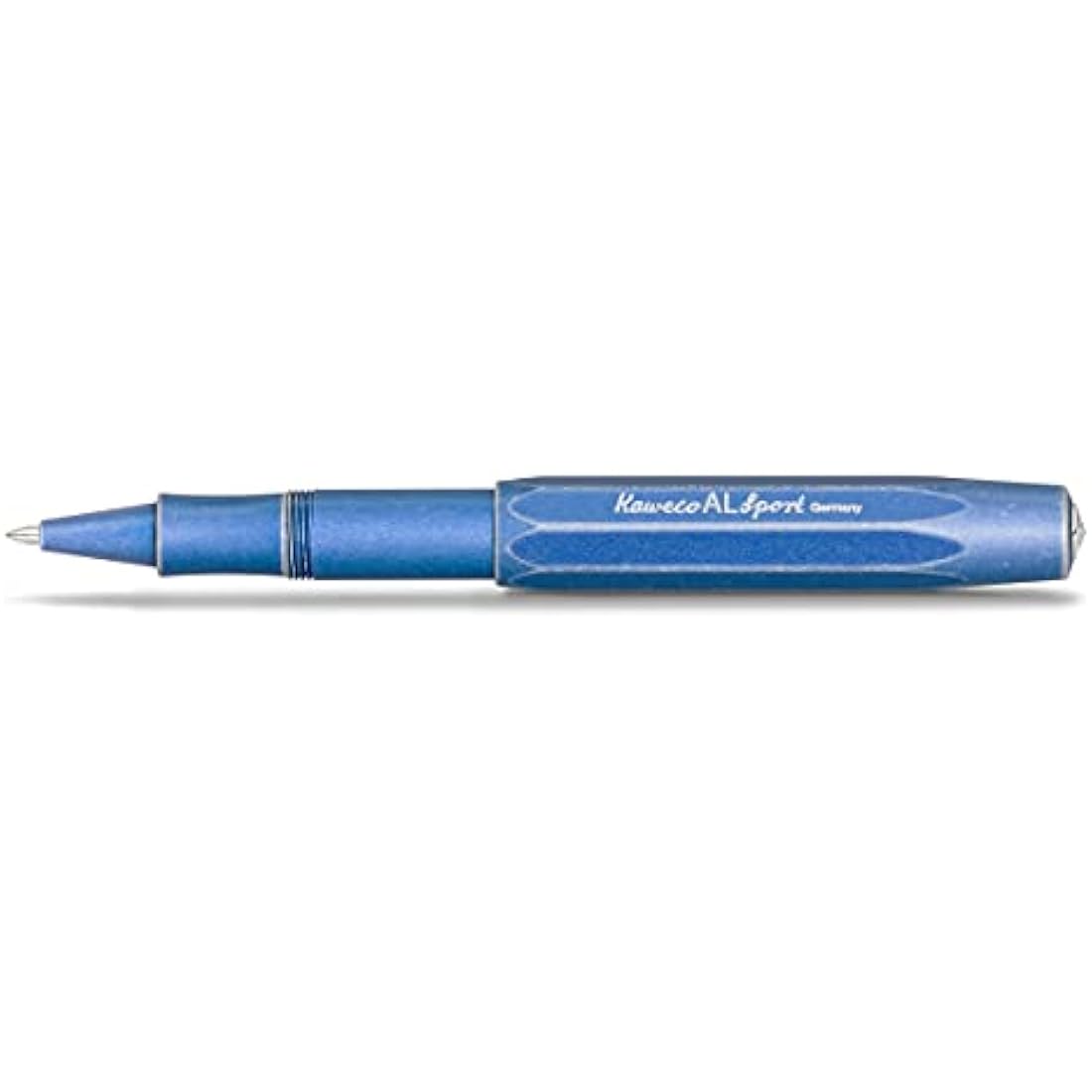 Kaweco AL Sport Rollerball Pen – Stonewash Blue Aluminium Pocket Pen