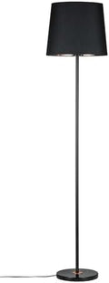 Paulmann Neordic Enja Floor Lamp – Scandi Fabric Shade Black/Copper