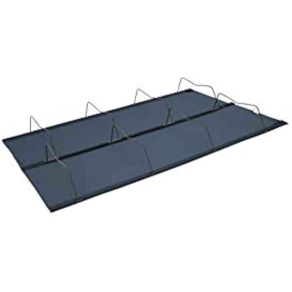 Vango Hush Double Campbed – Heavy Duty Steel Folding Bed, Granite Grey
