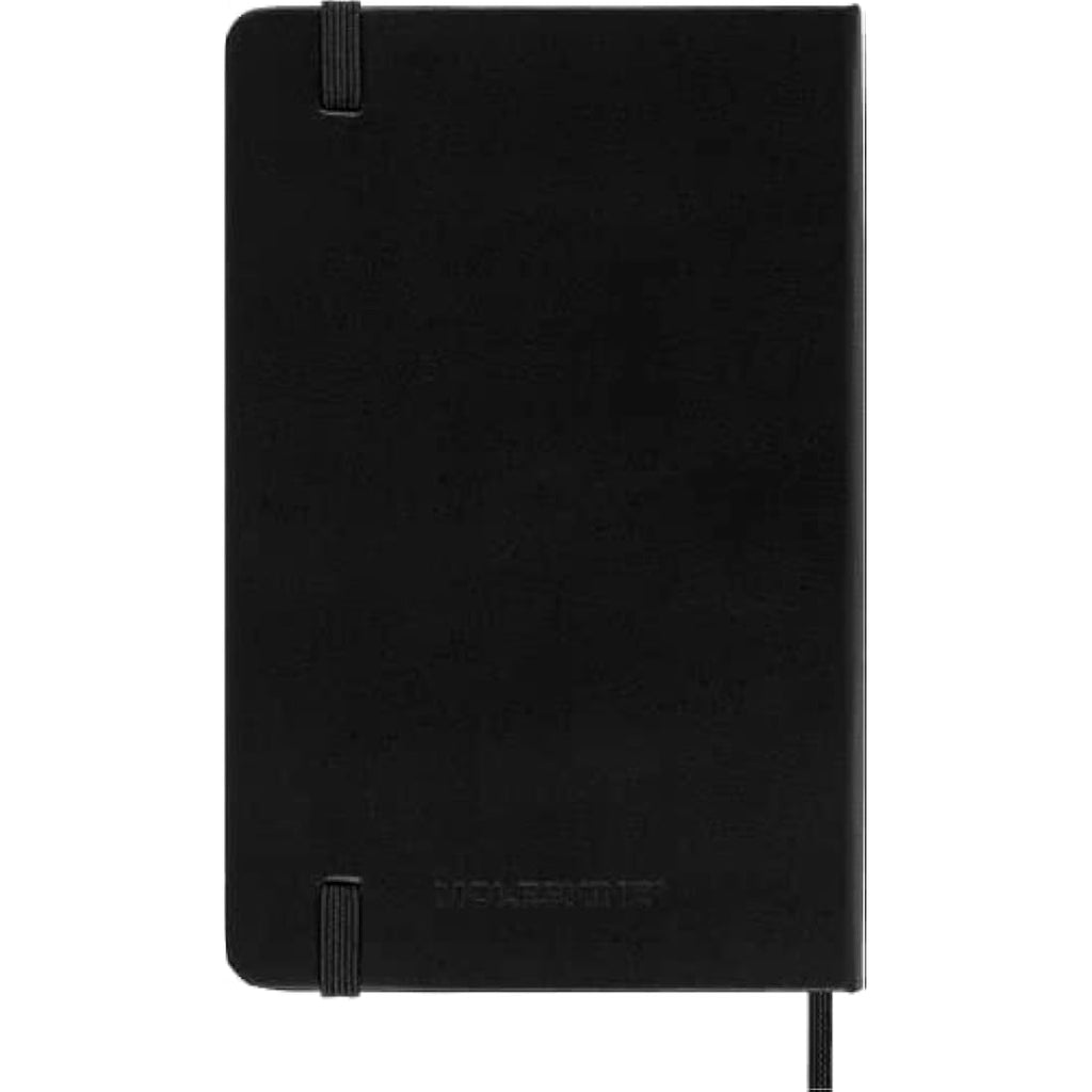 Moleskine 18-Month Weekly Planner – Horizontal Hard Cover Pocket, Black