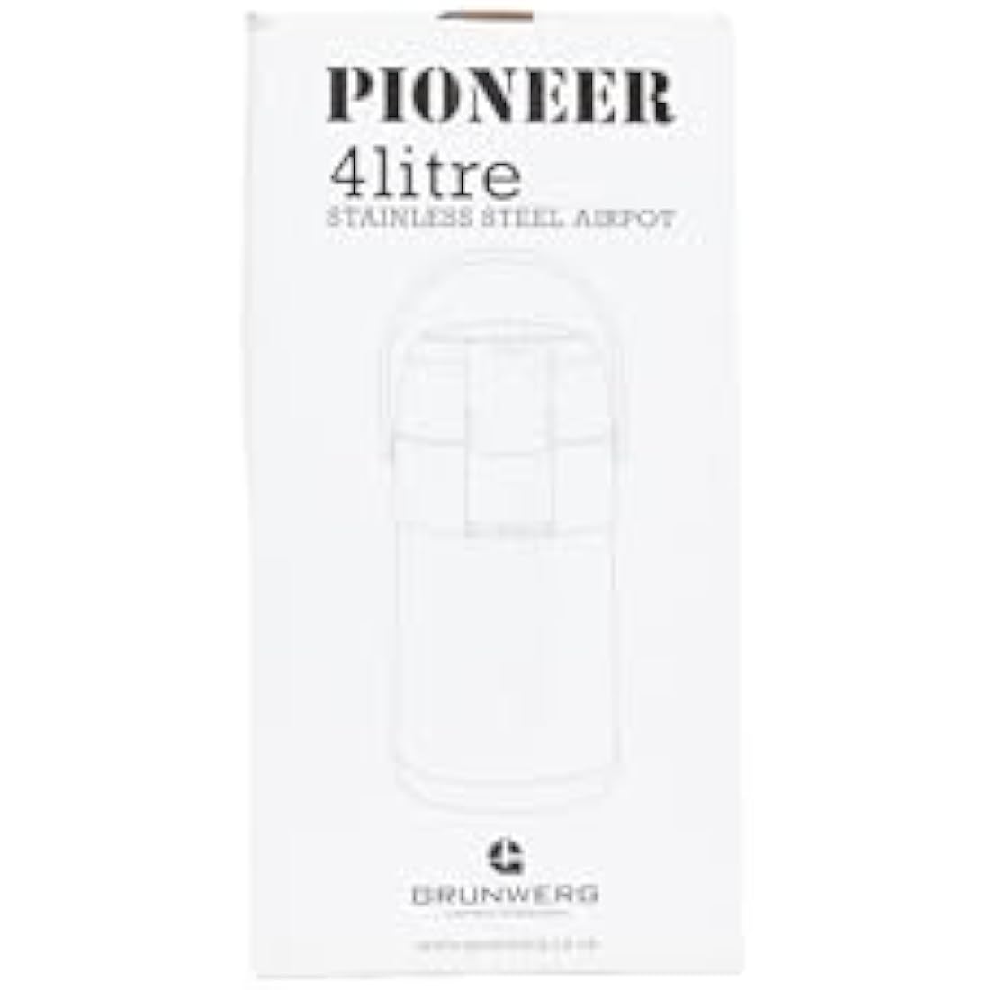 Pioneer 4L Stainless Steel Airpot | Insulated Coffee & Tea Dispenser