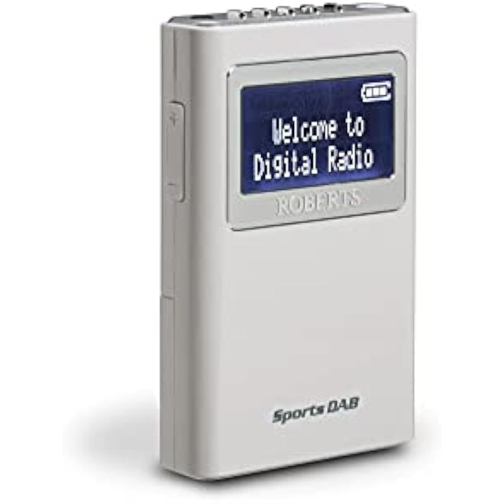 Roberts SportsDAB5 Portable DAB/DAB+/FM Digital Pocket Radio - White