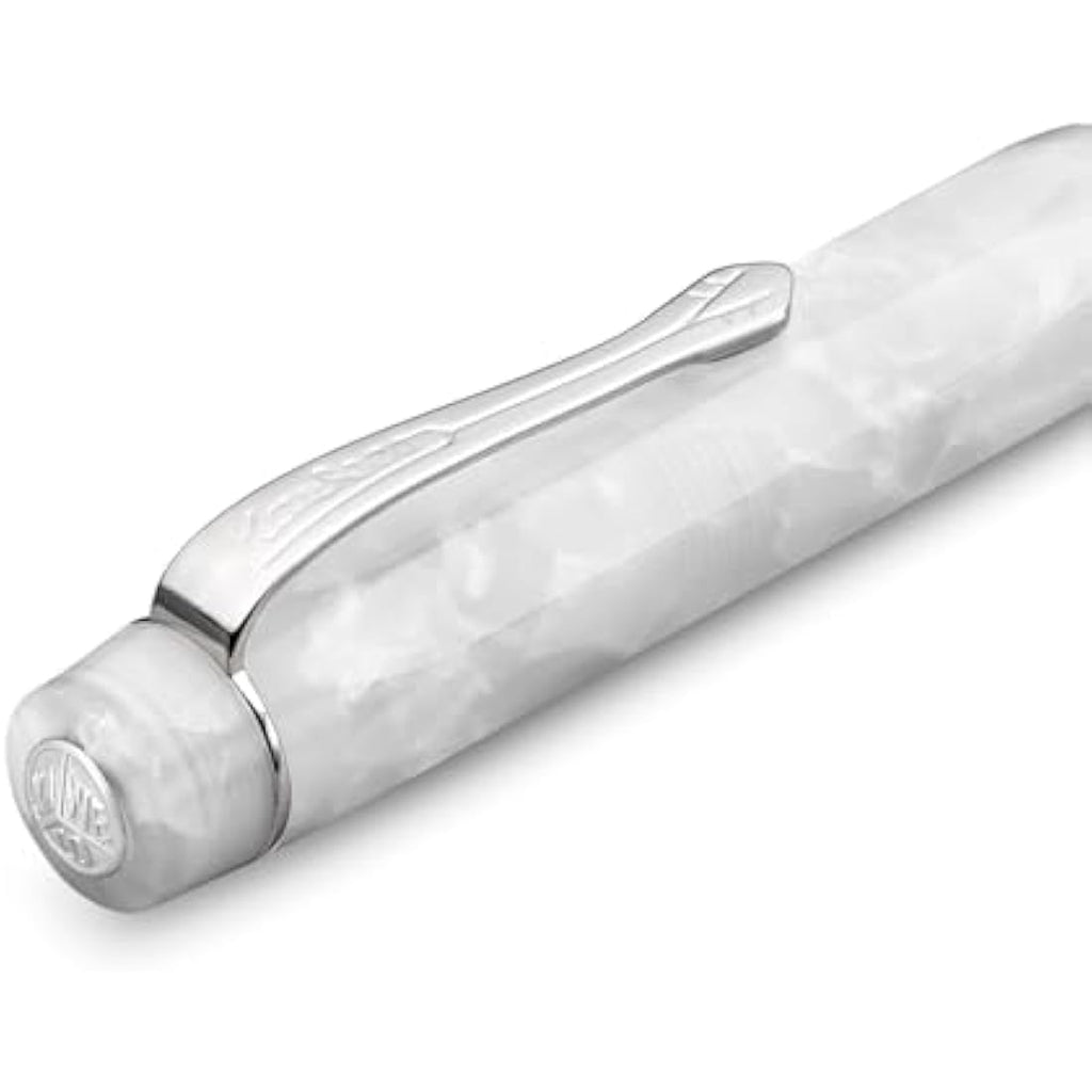 Kaweco Art Sport Fountain Pen – Mineral White Acrylic – Broad Nib