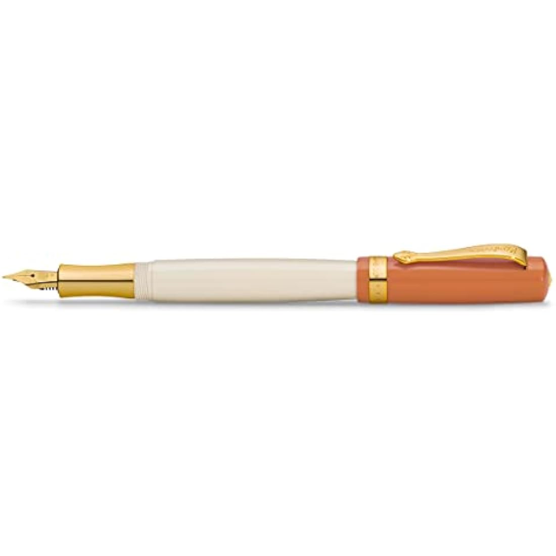 Kaweco Student 70's Soul Fountain Pen | Orange & Cream Acrylic | Fine Nib