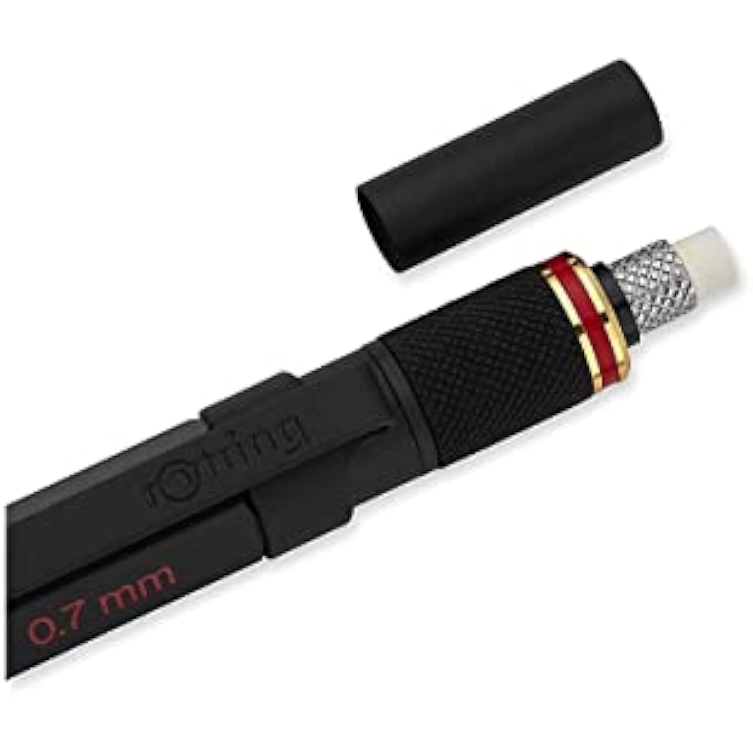 rOtring 800+ Mechanical Pencil & Stylus | 0.7mm HB Black Metal Barrel