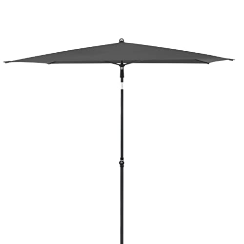 Doppler Rethink Rectangular Parasol 180x120cm - Dark Grey Sustainable