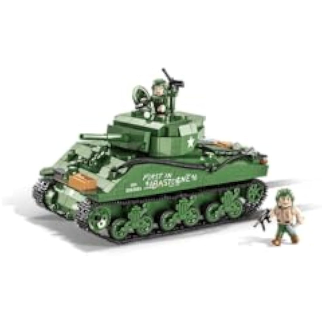 COBI Sherman M4A3E2 Jumbo Tank Model Kit - 720 Piece Building Blocks