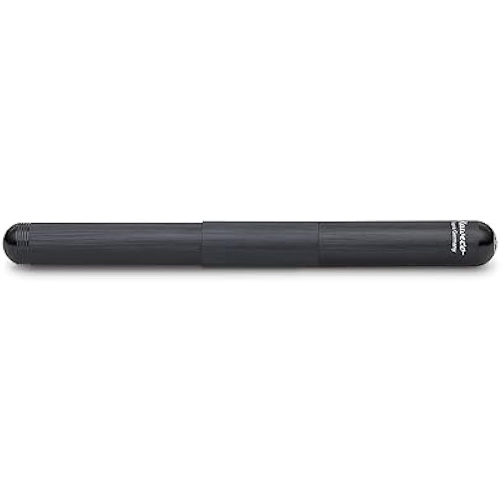 Kaweco Supra Fountain Pen - Black Aluminum - Extra Broad BB Nib