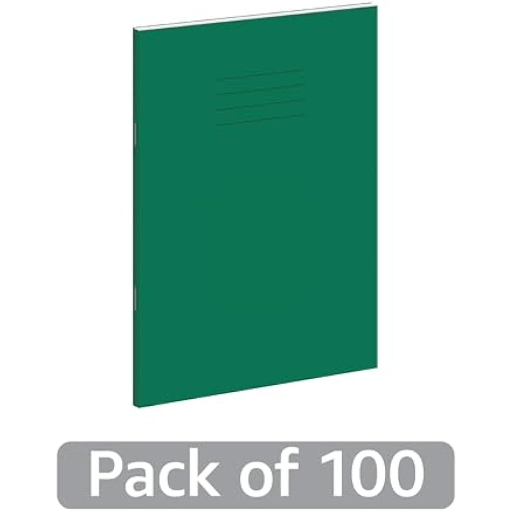 Ruled Exercise Book – Dark Green 48 Pages (Pack of 100)