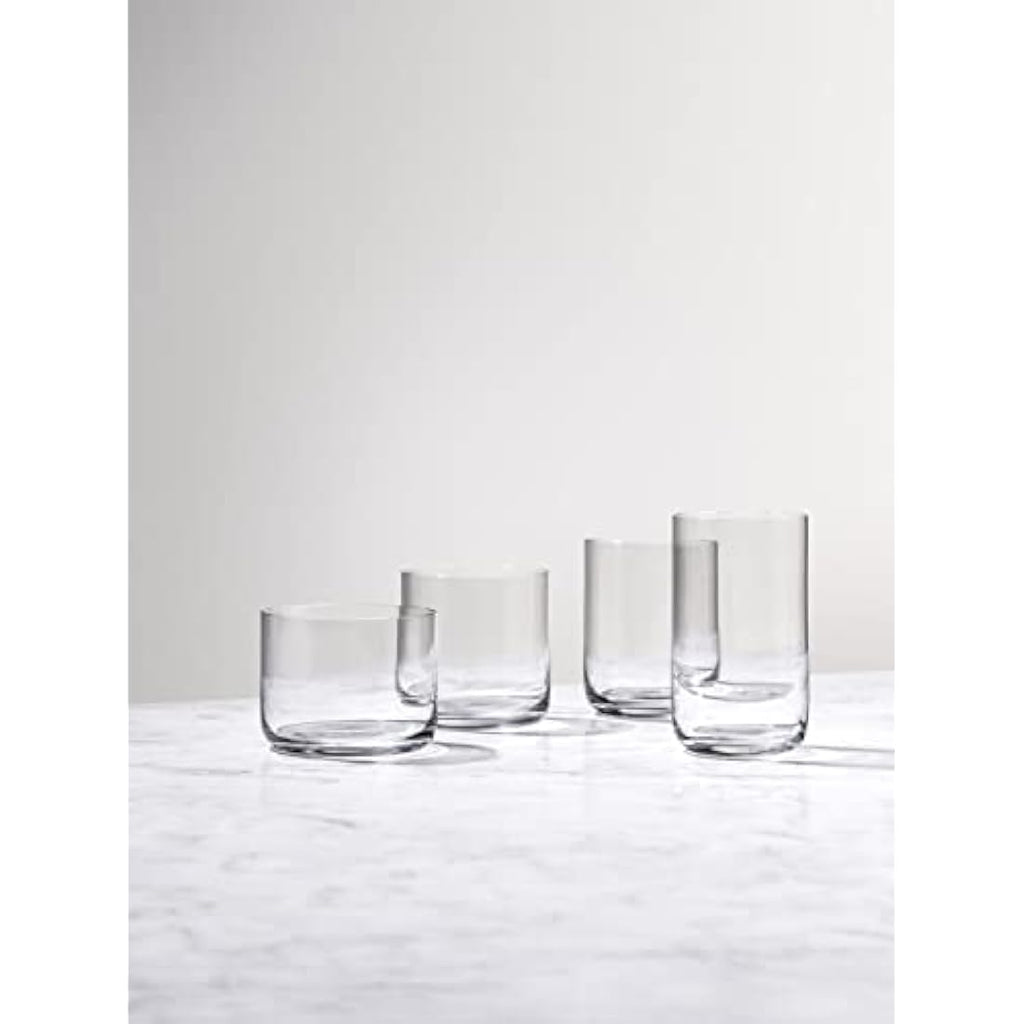 Aarke Nesting Glasses – 4-Pack Lead-Free Crystal Glass Tumblers