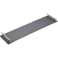 Artesà Slate Serving Platter with Copper Handles for Buffets, 60 x 15 cm