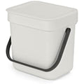 Brabantia Sort & Go 3L Food Waste Caddy – Light Grey Recycling Bin