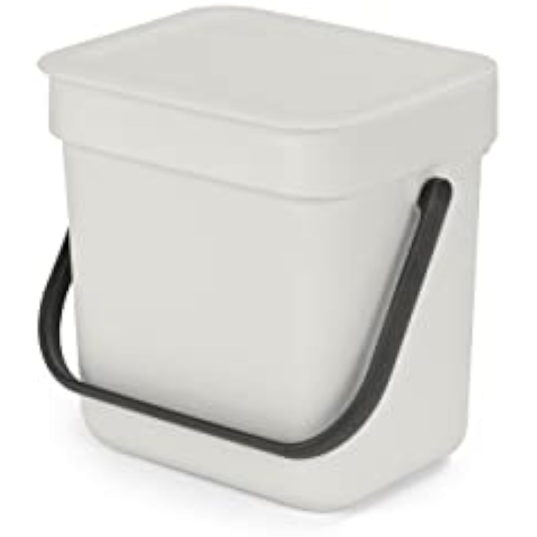 Brabantia Sort & Go 3L Food Waste Caddy – Light Grey Recycling Bin