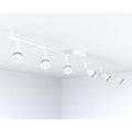 Saxby Amalfi 6-Way Adjustable Ceiling Spotlight Bar | Gloss White