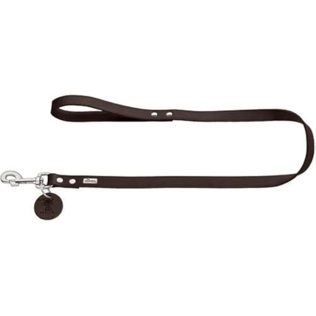 Hunter Soft Genuine Cow Leather Dog Leash - Black, 20mm x 100cm