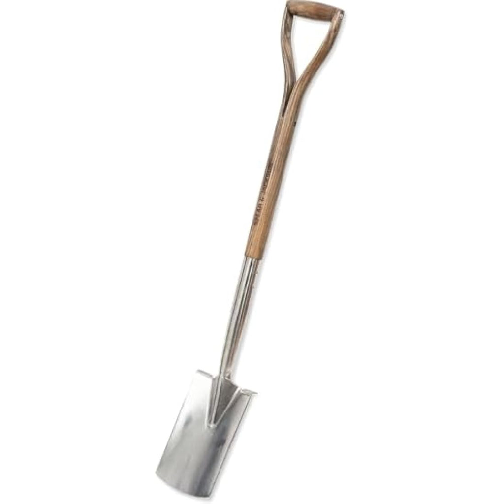 Spear & Jackson Stainless Steel Border Spade | 28" Hardwood Handle