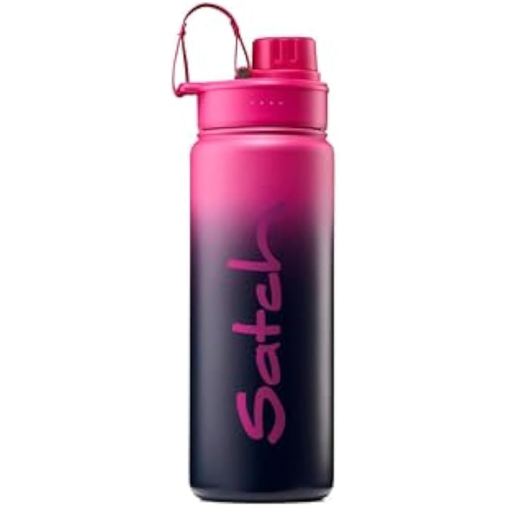 Satch Bottle Pink Graffiti Kids Water Bottle – Durable Hiking Gear