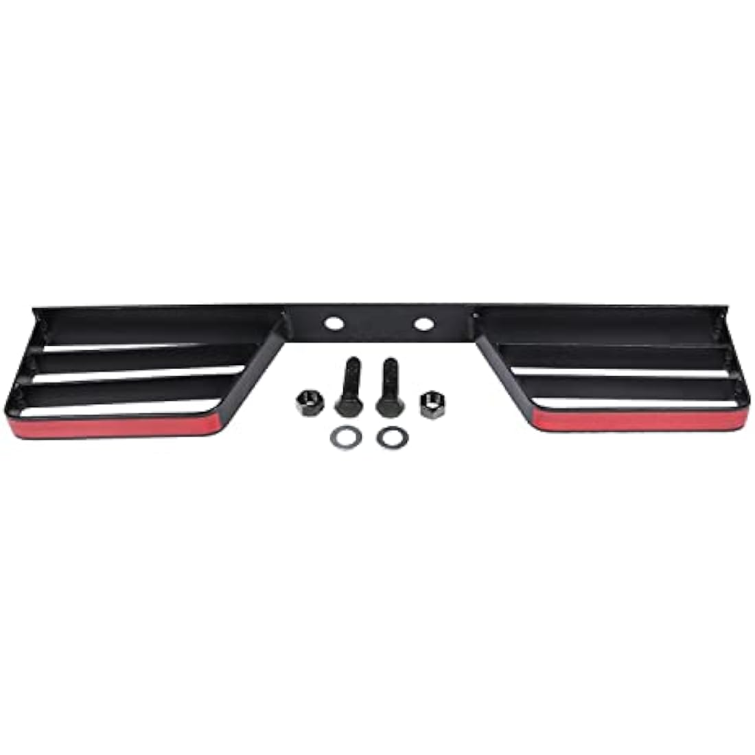 Heavy Duty Double Rear Towbar Step for Vans & 4x4s - Black