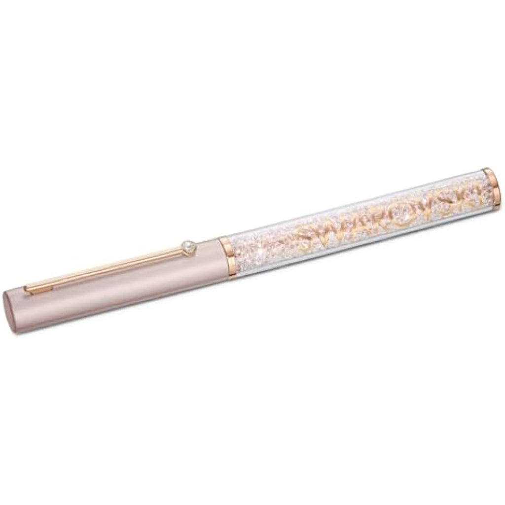 Swarovski Crystalline Gloss Ballpoint Pen – Pink Rose Luxury Stationery
