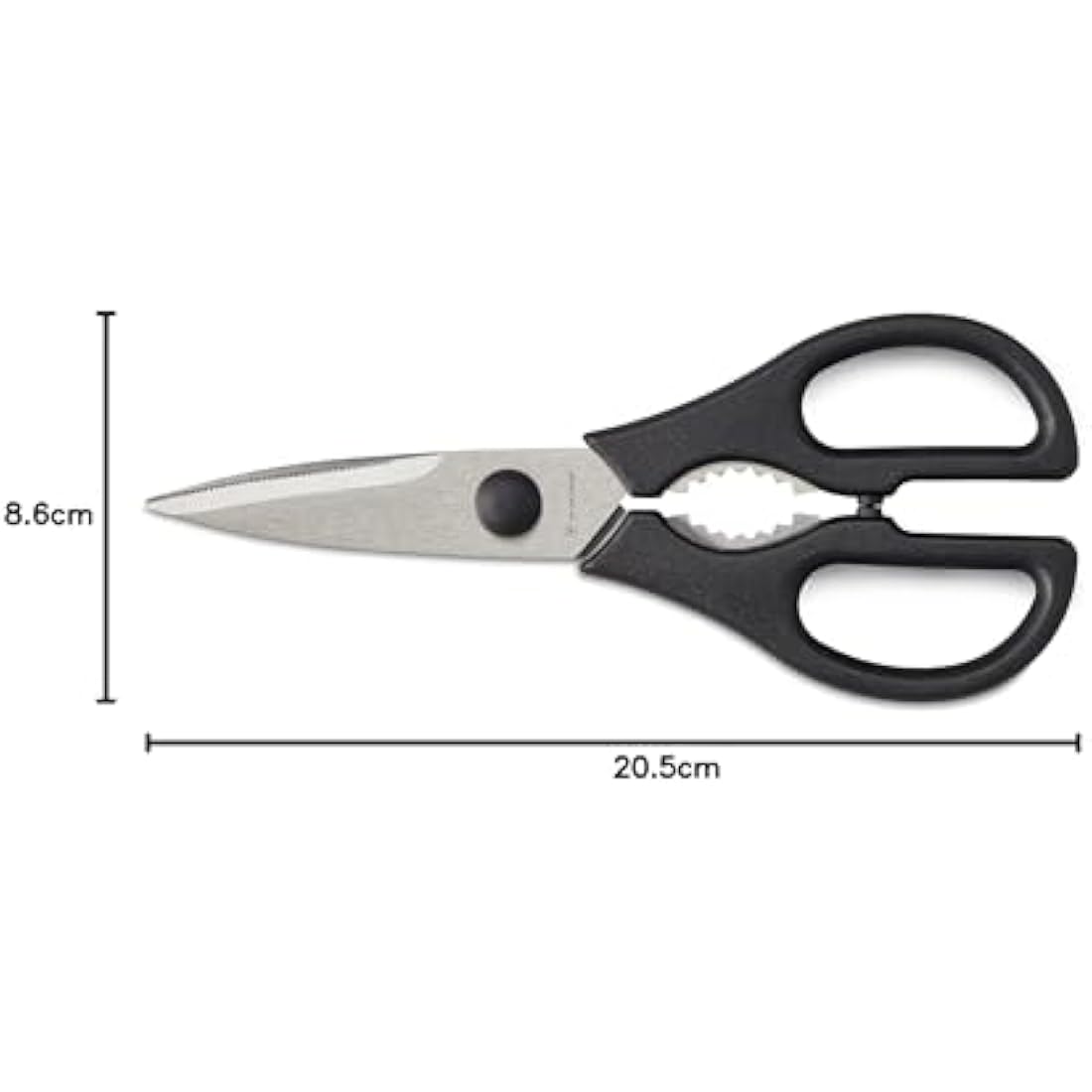 WÜSTHOF Kitchen Shears – High Carbon Stainless Steel Come Apart, Black