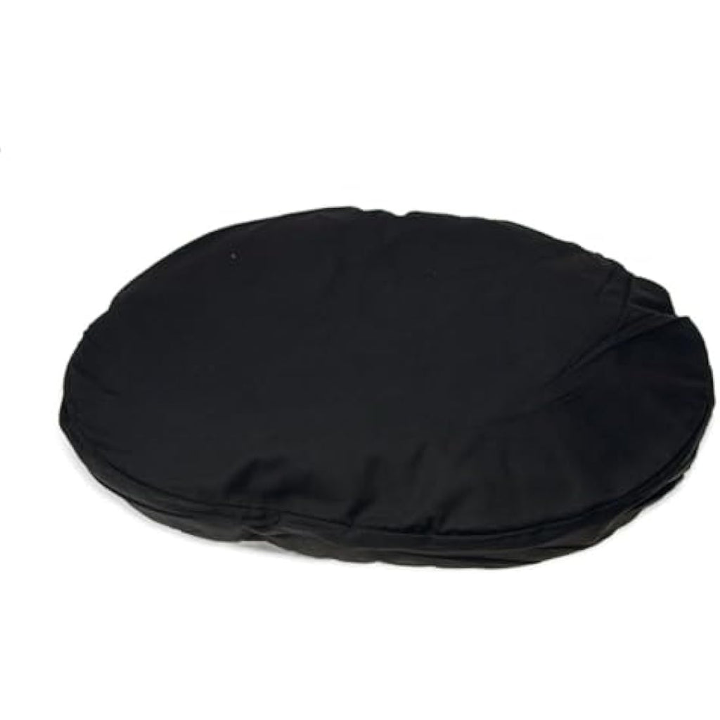 Karlie Oval Dog Bed Cushion – Washable Hygienic Pet Mat, Gray/Black