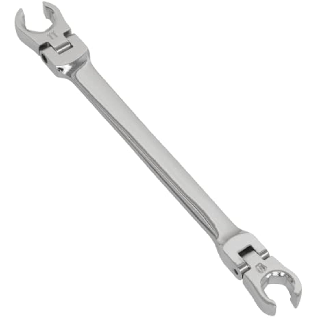 Sealey Flexi-Head Flare Nut Spanner – 10 x 11mm Red Mechanical Wrench