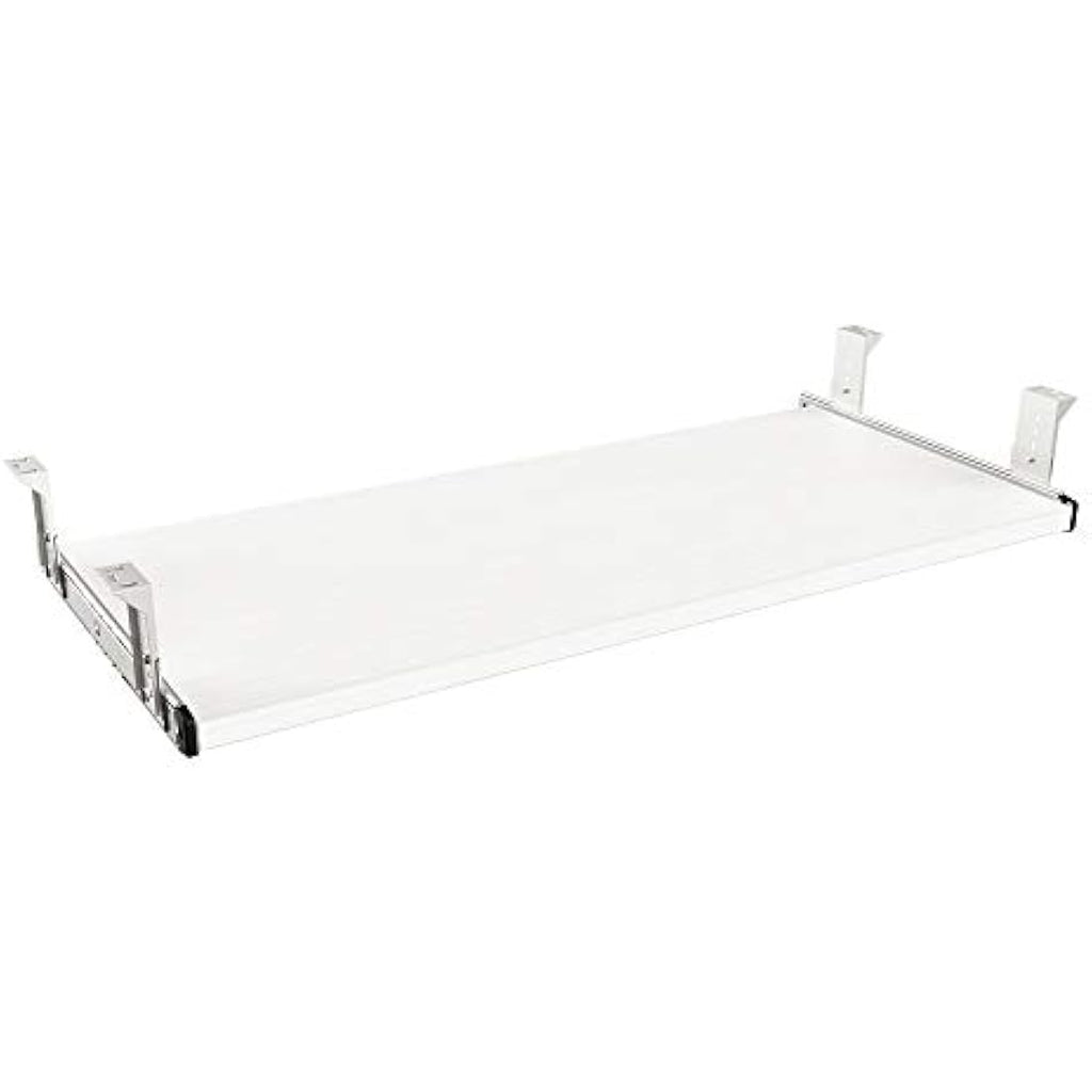 FRMSAET 30" Under Desk Keyboard Tray – Adjustable Height Wood Drawer
